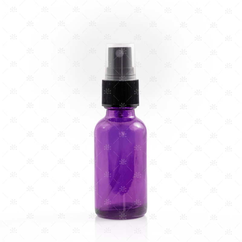 30Ml Purple Glass Bottle With Spray Head