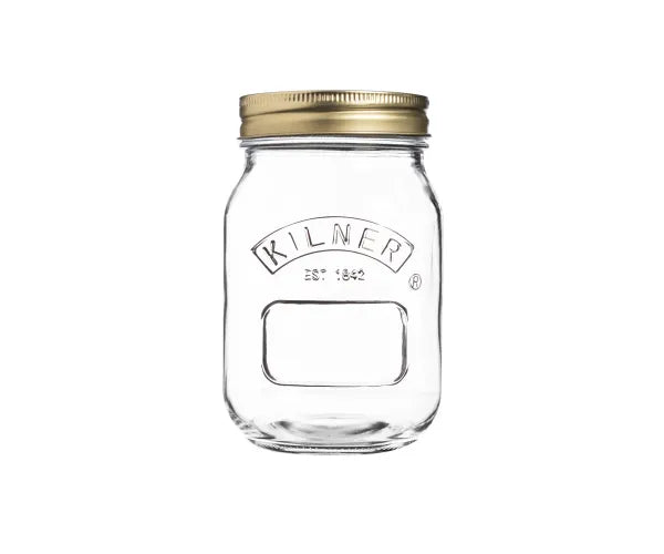 500ml Clear Glass Kilner Jars (12 pack)