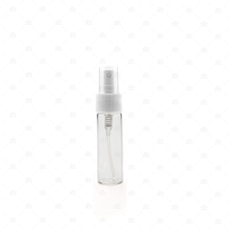 5Ml Clear Glass Fine Misting Spray Bottle (5 Pack)