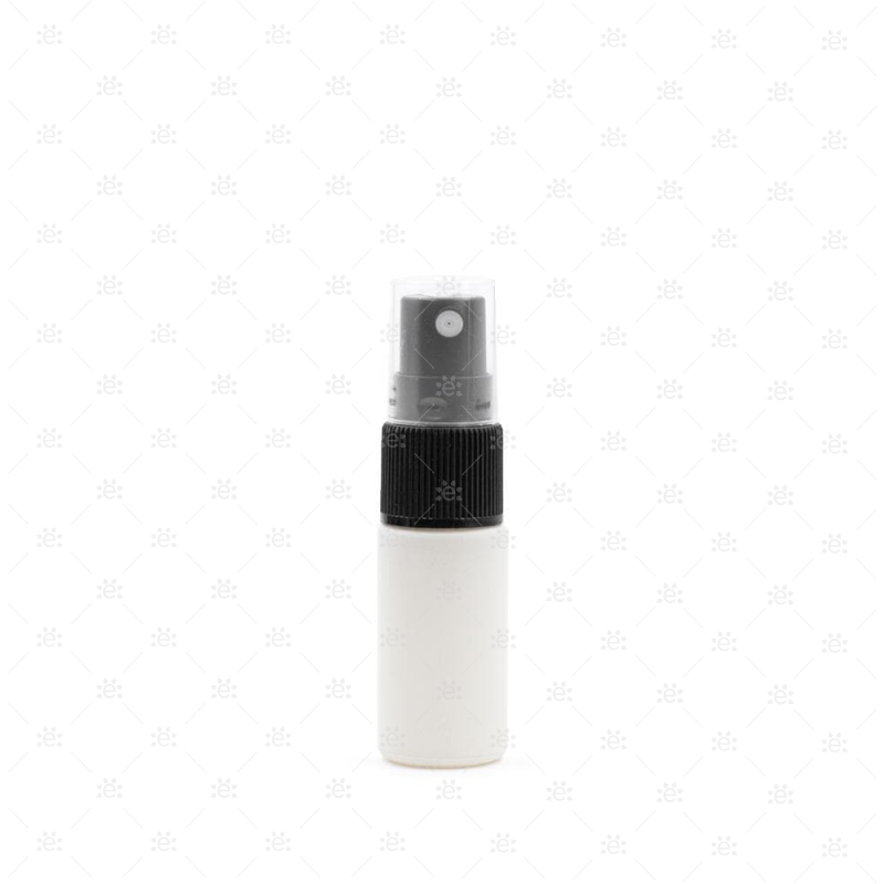 5Ml White Matte Deluxe Glass Spray Bottle (5 Pack)