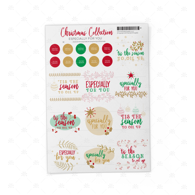 Christmas Collection Especially For You - Label Sheet Labels