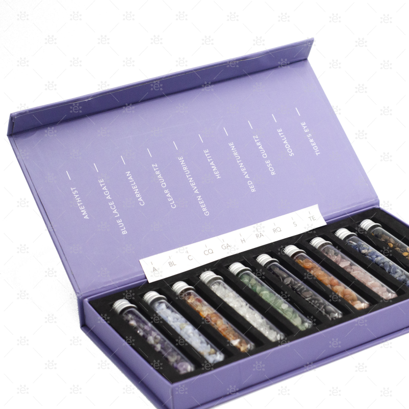 Earths Treasures Gemstone & Crystals Boxed Set (10 Tubes)