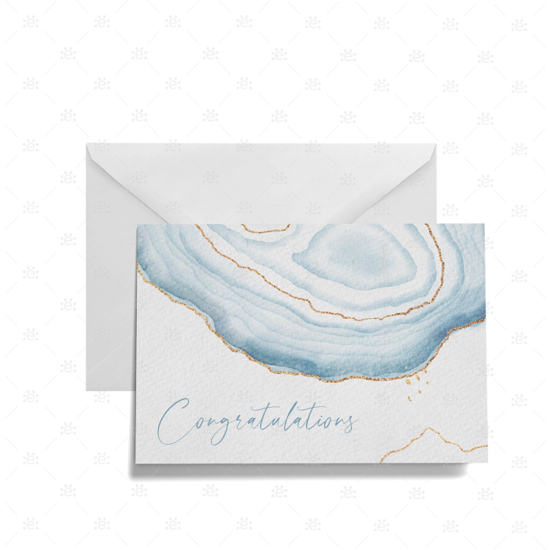 Gemstone Card Set - Congrats / Just To Say Welcome (Set Of 9 Cards 3 Each) Gift Cards