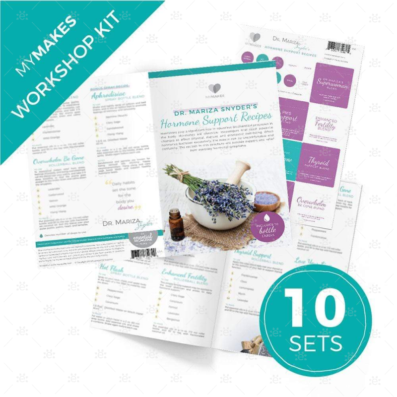 Mymakes:  Hormone Support Recipes By Mariza Snyder (Make & Take Workshop Set)