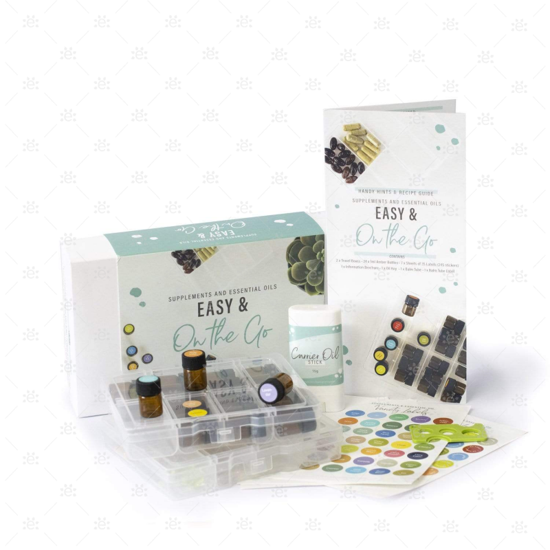 Supplements & Essential Oils Easy And On-The-Go Travel Set Diy Kits