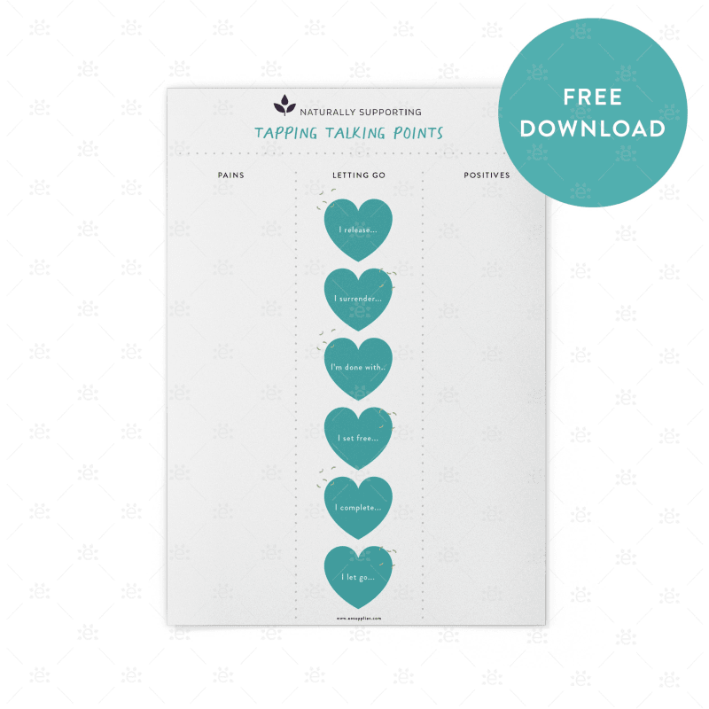 Tapping Scripts Chart - Free Download Digital/e-Course